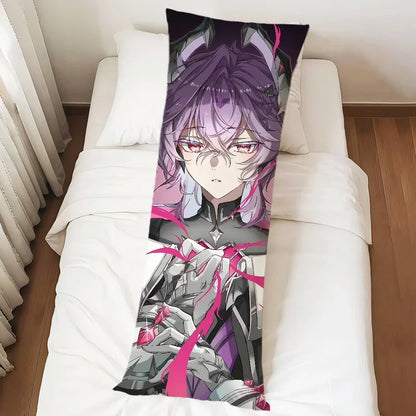 Genshin Impact Durin Lumbar Pillow Cover - Extra Long Throw Cushion Case for Sofa, Bed & Car