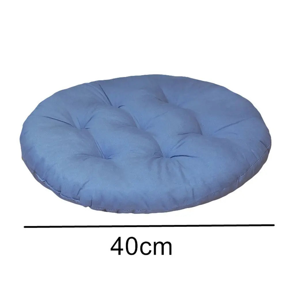 Non-Slip Thick Dining Chair Cushion – Round Nap Pillow Pad for Winter, Comfortable Chair Seat Cushion