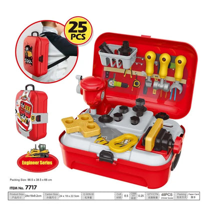 17pcs Kids Doctor Pretend Play Set - Portable Backpack Medical Kit Toy for Role Play Learning & Gift