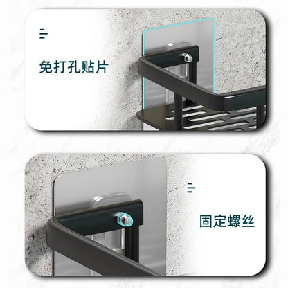 Stick & Stay: Non-Marking Hangers with No-Punch Screw Sticker - Your Nail-Free, Strong, and Sticky Hooks Solution!