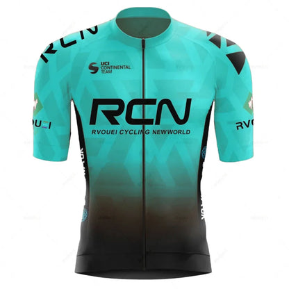 2025 RCN Team Cycling Jersey Set – Summer Breathable Road & MTB Bike Riding Uniform, Sports Cycling Kit