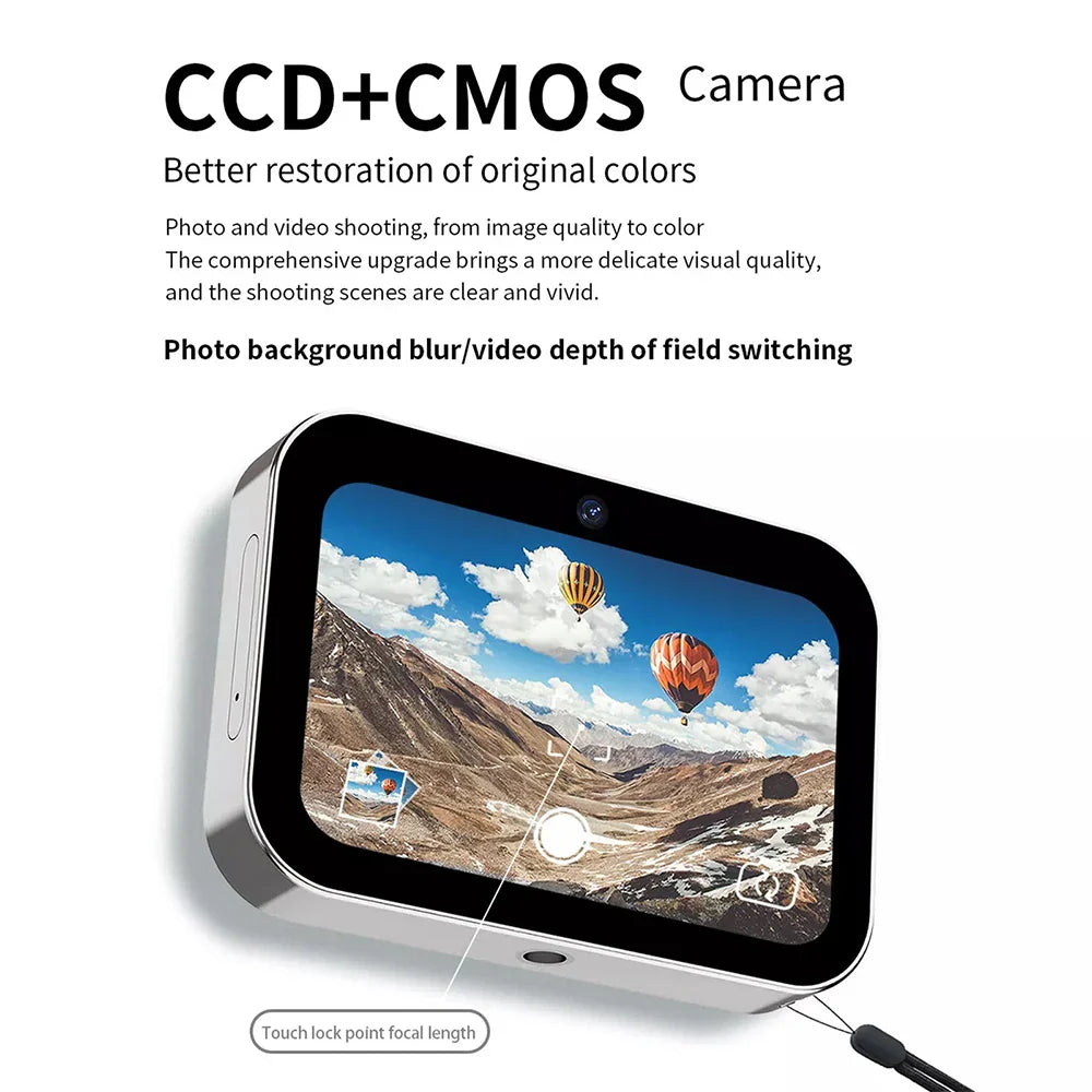 New 4K Digital Camera – Night Vision, Triple Lens, 3-Inch HD Touch Screen, 64MP, OTG Transmission, 3600mAh Battery