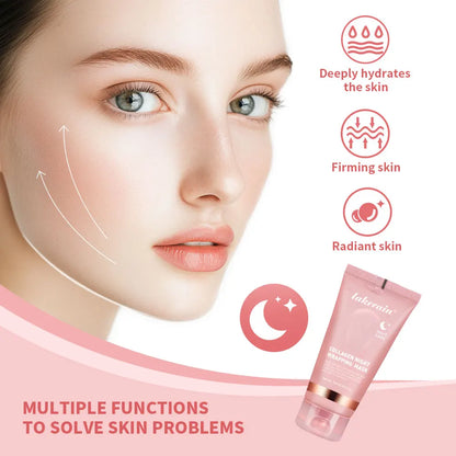 Collagen Jelly Cream – Hydrolyzed Overnight Peel-Off Facial Mask for Hydration & Firming