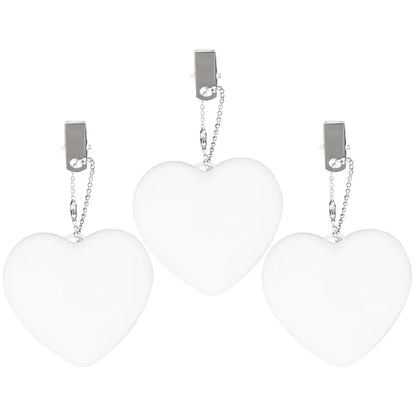 1/2/3PCS Purse Heart LED Light – Motion Activated Handbag Lamp, Heart Shaped Purse Charm for Women