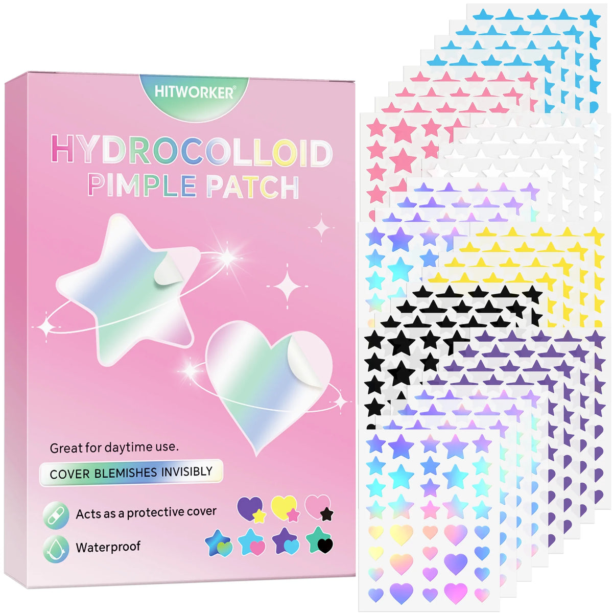 Pimple Patches - Salicylic Acid & Tea Tree Oil Acne Stickers