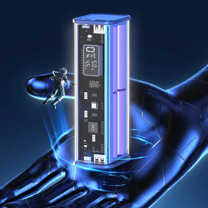 Professional 22.5W DIY Battery Charger Case – PD Fast Charging Box for 8PCS 18650 Polymer 20000mAh Battery