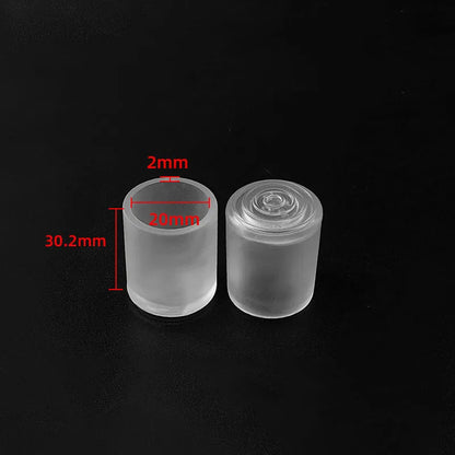 Transparent Silicone Furniture Leg Protectors - Round Chair & Table Foot Covers for Scratch Prevention