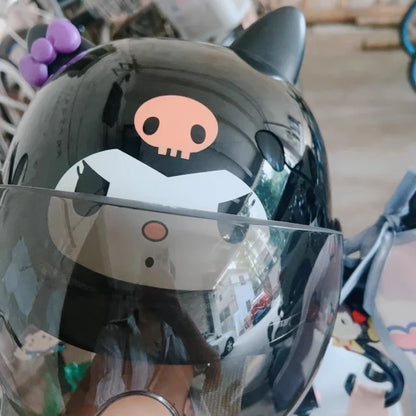 Cartoon Electric Car Helmet for Kids – Cute Half Helmet, Creative Safety Protective Gear for Children & Students