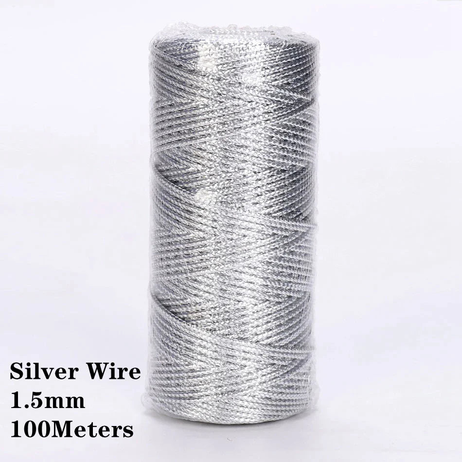2mm 100M Macrame Cotton Cord – Twine Thread for DIY Crafts, Wall Hangings, Bohemian Wedding & Home Decor