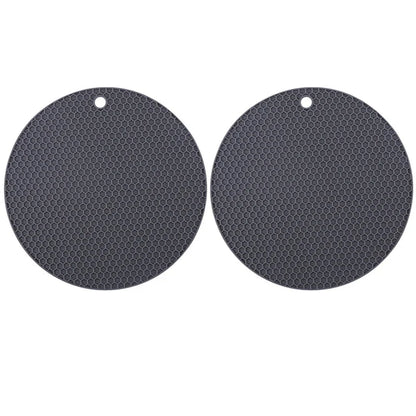 2/4 PCS Multifunction Heat Resistant Silicone Mats – Nonslip Drink Coasters, Pot Holders & Kitchen Placemats