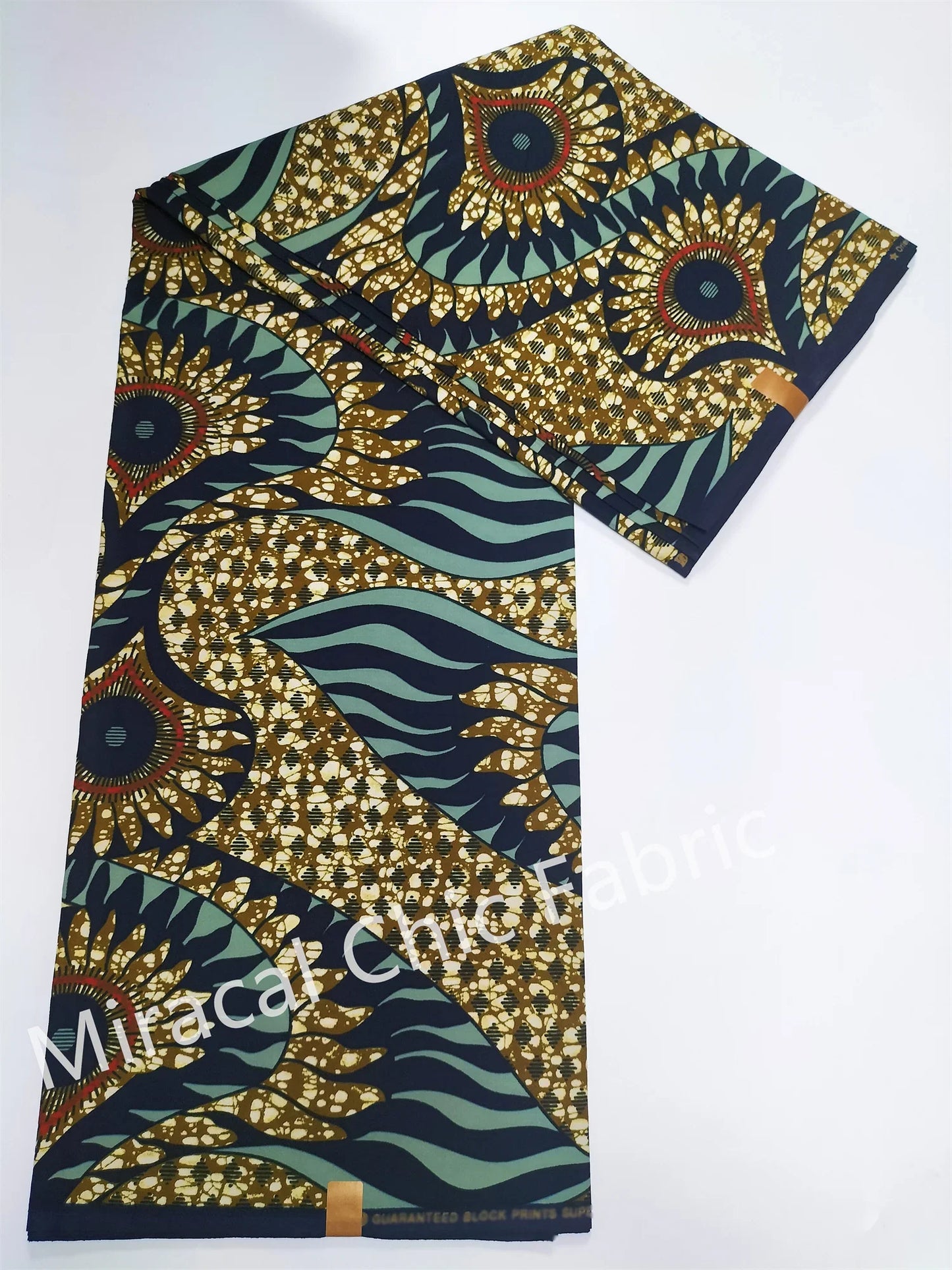 Guaranteed Veritable African Real Wax Fabric - 100% Cotton High Quality Ankara Pagne 6 Yards Nigerian Women’s Style Dress Material