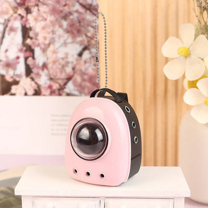 Labubu Doll Canvas Backpack – Cute Simulation Pet Bag for 15–17cm Dolls
