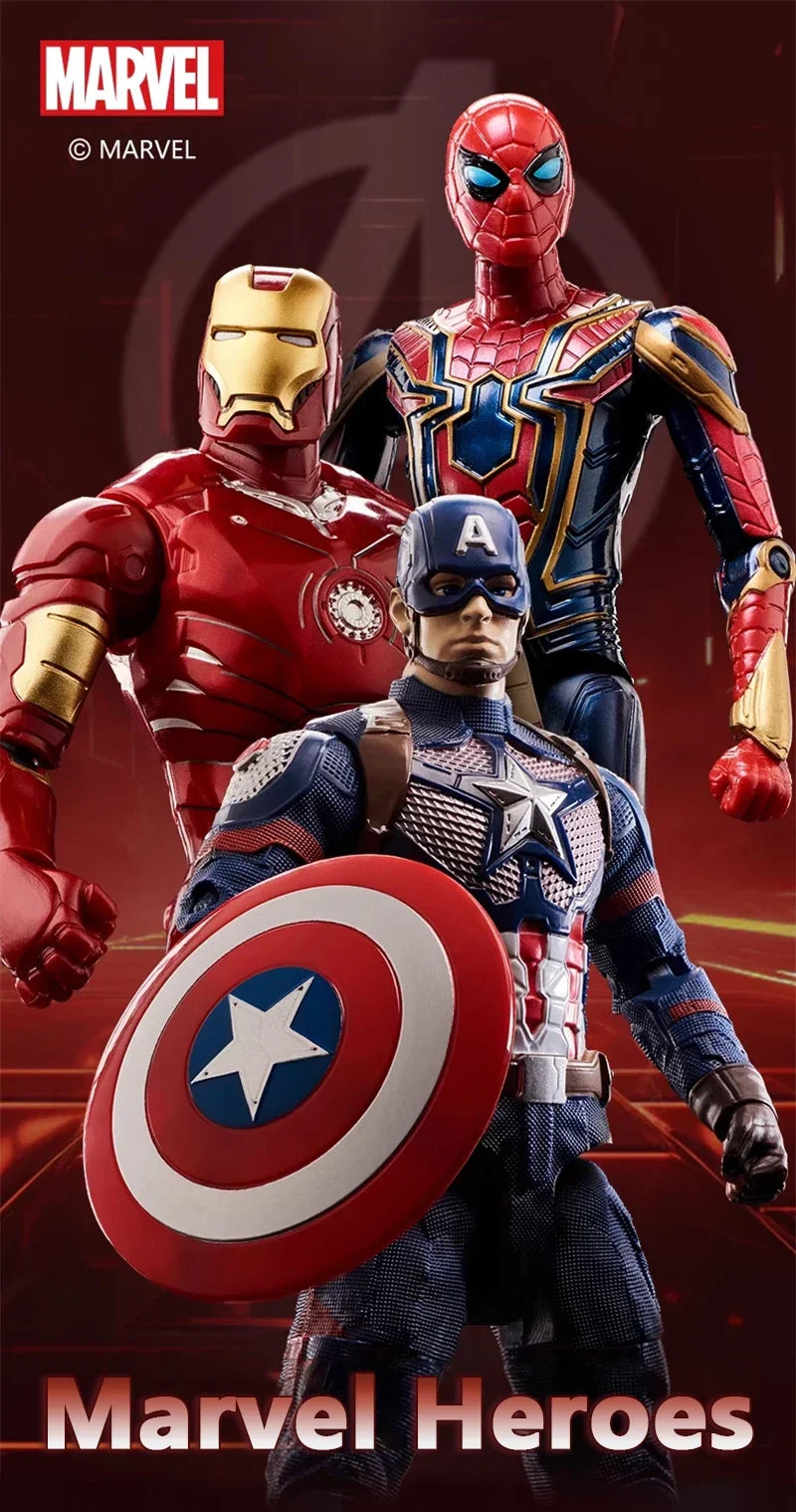 Marvel Iron Man Head Shaped Action Figure – Deformable Toy with Spider-Man Joints, Mobile Model Doll for Kids’ Educational Play