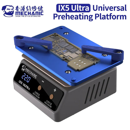 MECHANIC IX5 Universal Preheating Platform – Motherboard Layering, Tin Planting & Glue Removal Heating Table Tool