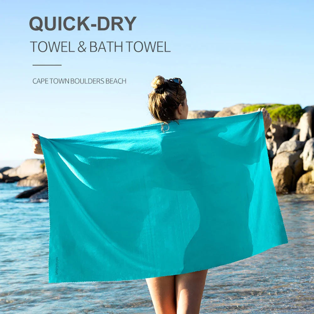 Naturehike Quick Drying Absorbent Bath Towel – Compact Travel Towel for Backpacking, Hiking, Swimming & Gym