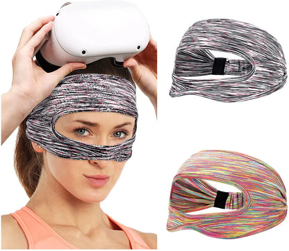 Breathable Eye Mask & Sweat Band for Meta Oculus Quest 2 – VR Headset Cover Accessory