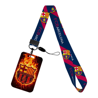 Spain Football Team Lanyard – ID Card Holder, Badge Case & Neck Strap Gift