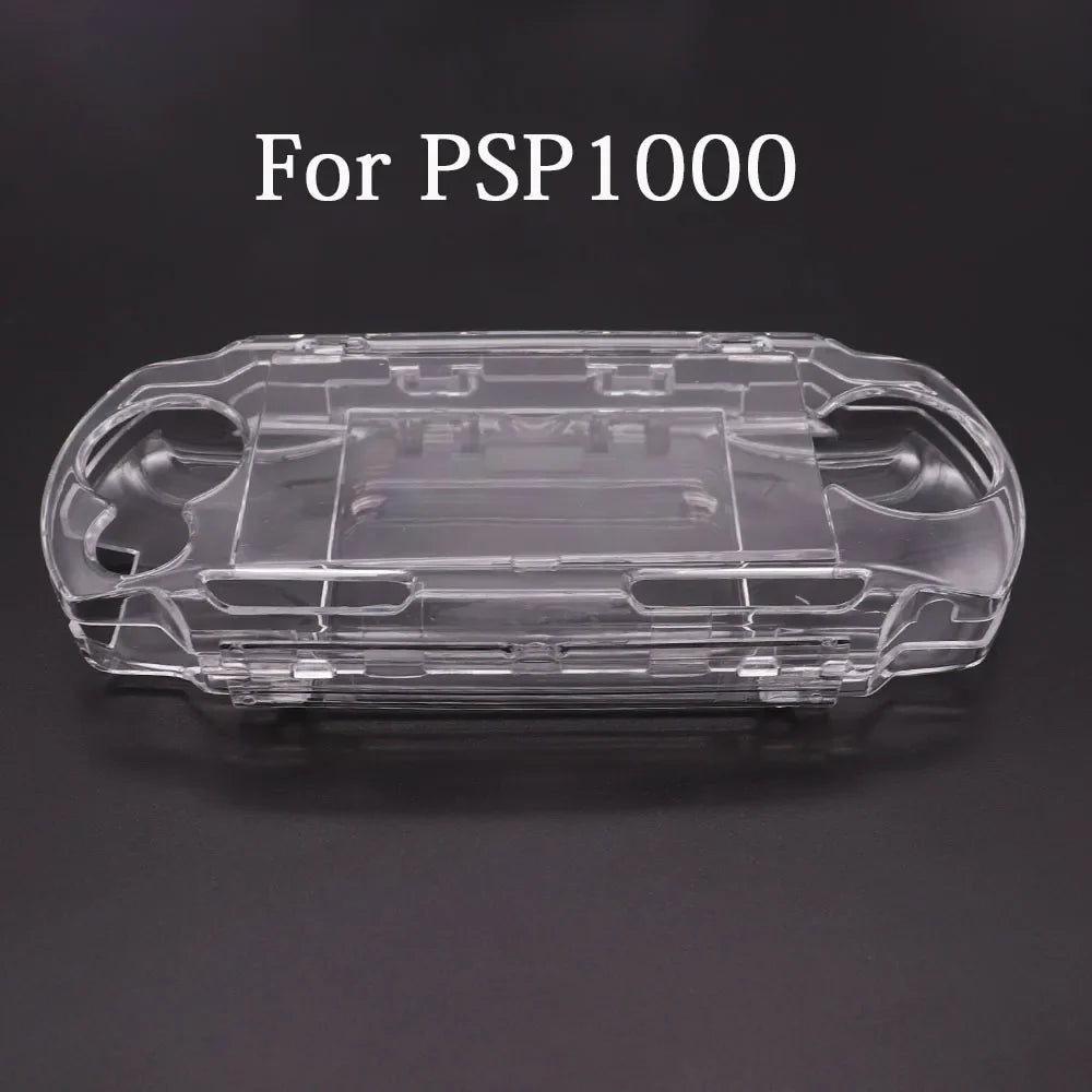 Clear Crystal Hard Shell Case for PS Vita & PSP | Transparent Protective Cover for PSV 1000/2000/3000