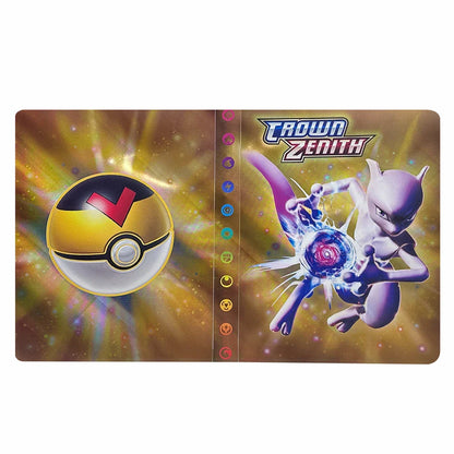 Charizard 240Pcs Card Album – Anime Card Binder for Mewtwo, Charizard & Collections, Protector Folder Gift