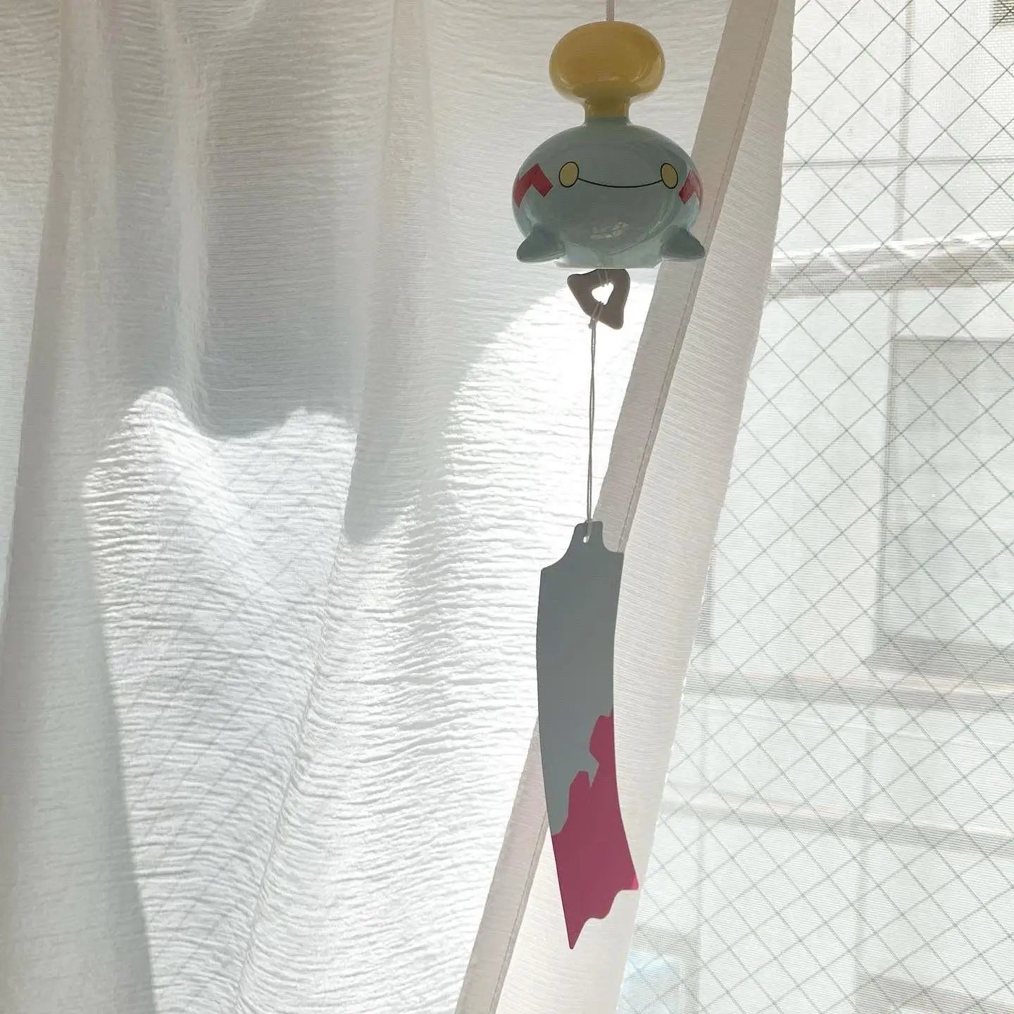 Anime Pokémon Chimecho Figure – Ceramic Wind Bell Pendant, Cute Home & Bedroom Decoration, Children’s Christmas & Birthday Gift