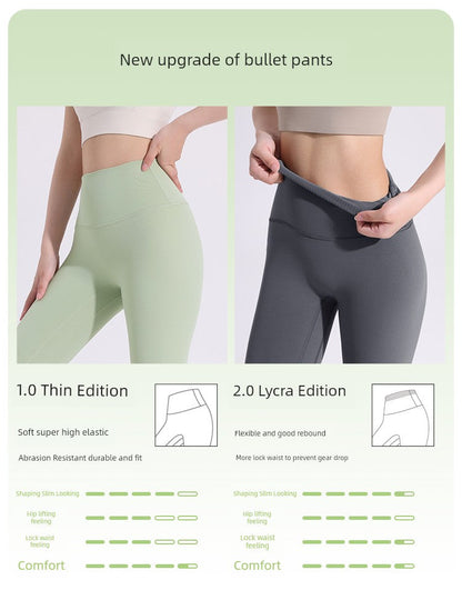 Maxrun Plus Size High Waist Workout Pants – Hip Lifting and Belly Control Fitness Leggings