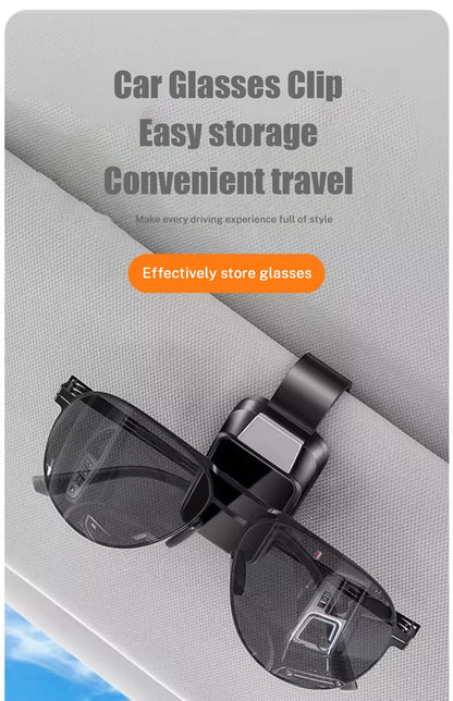 Car Sun Visor Glasses Clip – Interior Eyeglasses Storage Holder for Tesla Model 3, S, X, Y, Cybertruck & Roadster