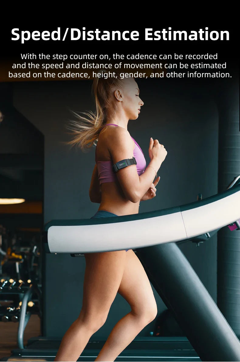 XOSS IPX8 Beat Band Pro – Heart Rate Monitor Armband for Swimming, Running & Fitness Tracking