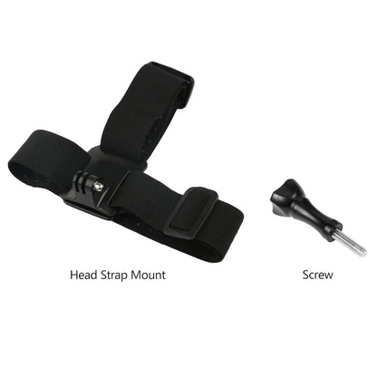Action Camera Accessories Kit - Adjustable Head Strap & Chest Mount Holder for GoPro, DJI, Insta360 & More