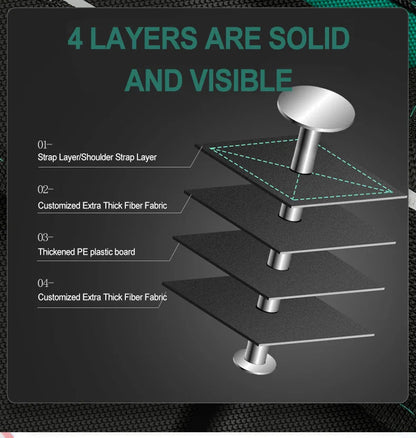 23-inch Large Capacity Waterproof Tool Bag – Thickened 1680D Oxford Electrician Storage