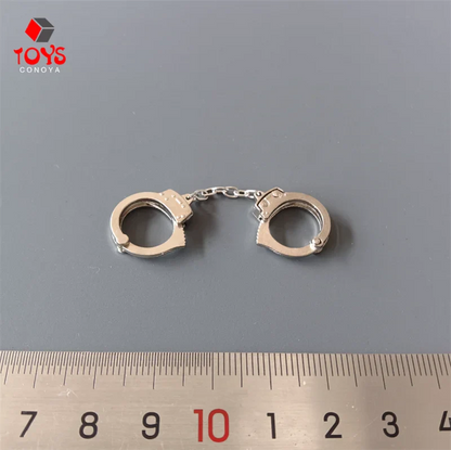 Vstoys 1/6 Scale Metal Handcuffs – Openable Soldier Scene Props for 12-inch Action Figures