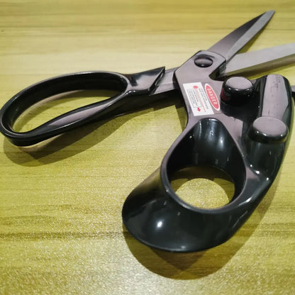 Professional Laser-Guided Stainless Steel Scissors — Straight-Cut Fabric & Home Craft Sewing Scissors
