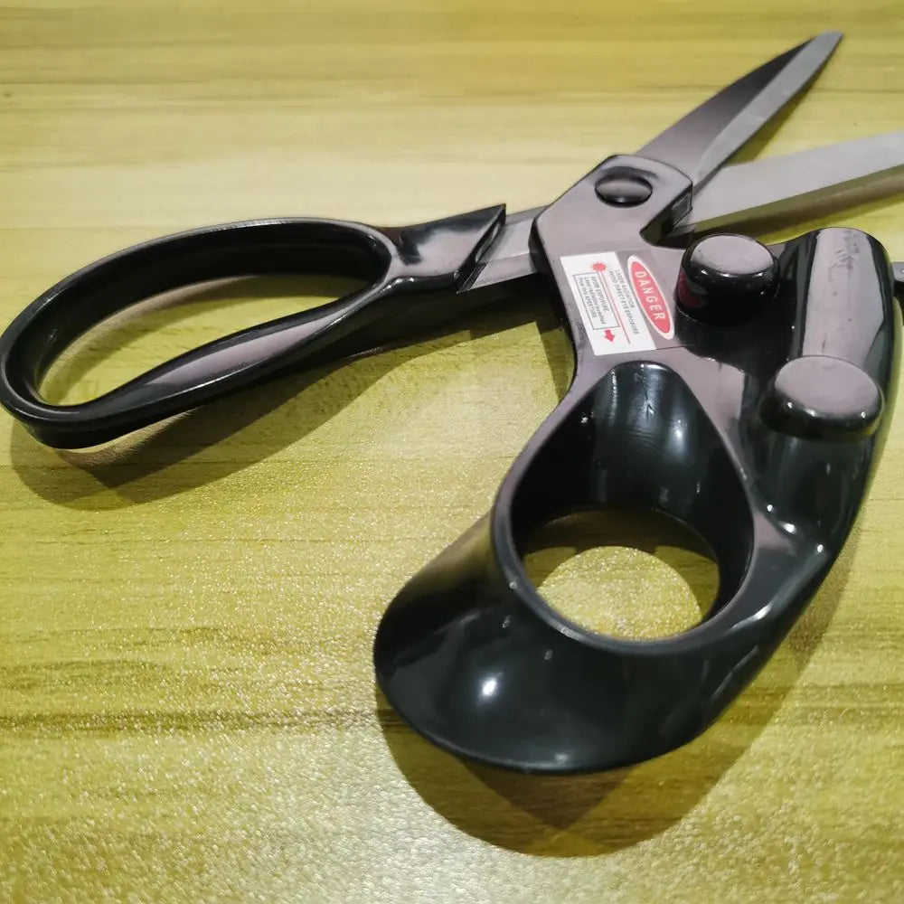 Professional Laser-Guided Stainless Steel Scissors — Quick-Cut Fabric & Home Craft Sewing Scissors