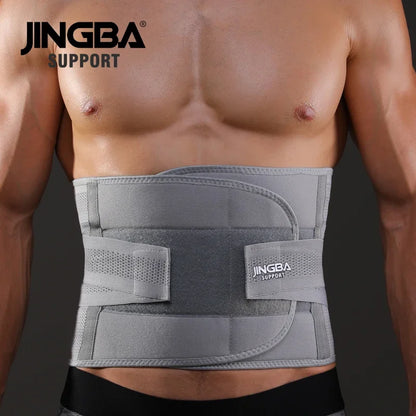JINGBA SUPPORT Fitness Waist & Back Support Belt – Sweat Trimmer, Abdominal Training Corset, Lumbar Protection & Sports Compression Wrap