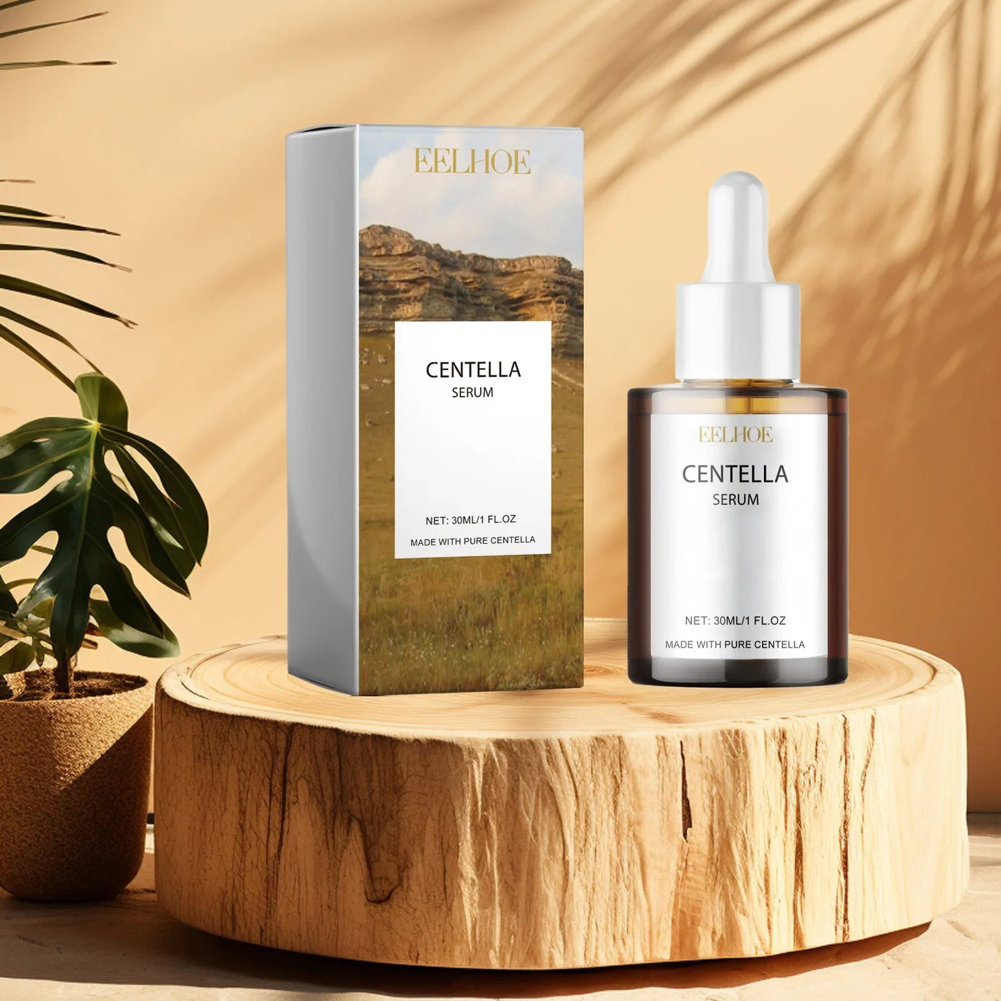 Centella Serum Face Essence – Moisturizing, Brightening & Rejuvenating, Smooths Dry Skin with Hyaluronic Acid Skincare