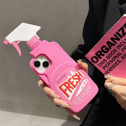 3D Cute Soft Silicone Shockproof Case for iPhone 11-16 Pro Max – Stereo Cleaner Protective Cover Accessories