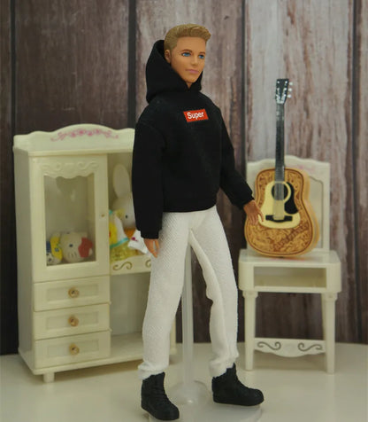 High-Quality 30cm Doll Dress — Clothes for Babi & Ken Dolls, Perfect Birthday & Christmas Gift for Girls