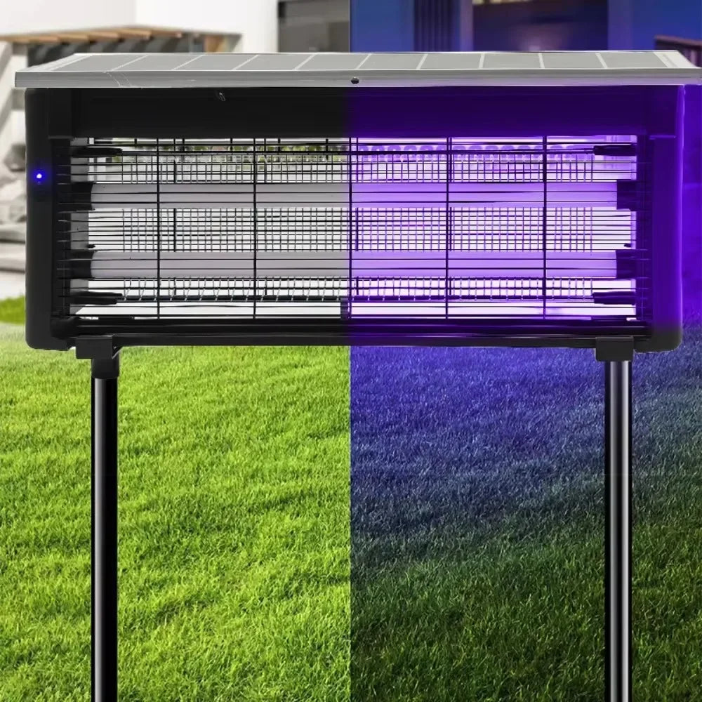 JOYINLED Solar Mosquito Killer Lamp – IP65 Waterproof Outdoor UV Insect Trap Light for Garden, Yard & Patio with Metal Flame-Retardant Design