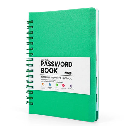Mini A6 Password Book Notebook – Pocket-Sized Organizer, Diary & Logbook for Office, School & Personal Use