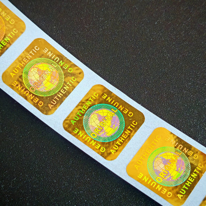 500pcs Hologram Tamper-Proof Stickers - Genuine Security Warranty Void Sealing Labels 15mm