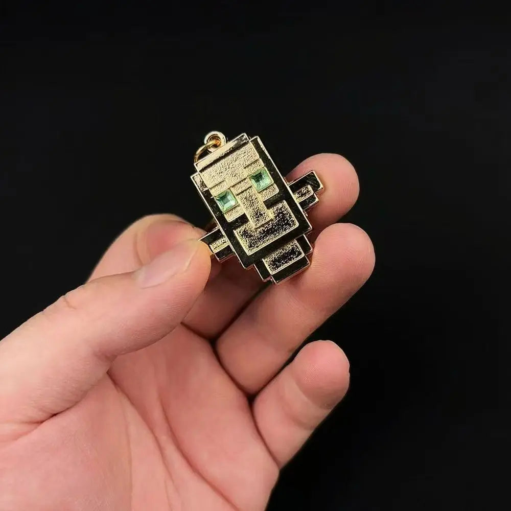 Totem of Undying Cosplay Keychain - Alloy Cyberpunk Pendant for Bags, Keys & Gaming Accessories