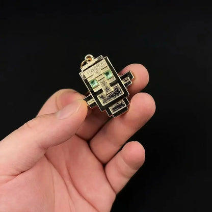 Totem of Undying Cosplay Keychain - Alloy Cyberpunk Pendant for Bags, Keys & Gaming Accessories