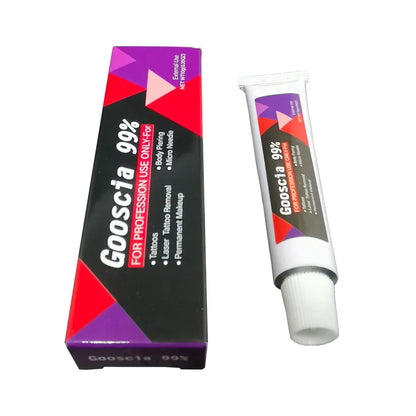 99% Goosica Tattoo Numbing Cream 10g – Pre-Permanent Makeup for Microblading, Piercing, Eyebrows, Lips & Tattoo Removal