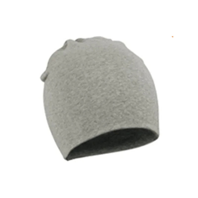 Baby Cotton Beanie Hat - Soft Candy Color Cap for Newborns, Toddlers & Kids