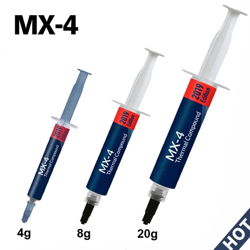 MX4 CPU Thermal Paste: High-Performance Processor Grease for CPU, GPU, Printer HeatSink - Available in 4G, 8G, and 20G Sizes