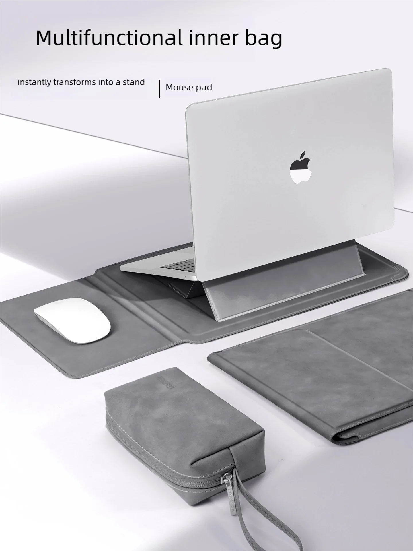 Laptop Sleeve Case 13–16 Inch – Notebook Bag with Stand for MacBook, Huawei, HP, Dell, Air & Pro, Unisex