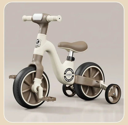 2-in-1 Children’s Balance Bike – Three-Wheeled Multifunctional Pedal Walker with Music & Lights, Indoor and Outdoor Baby Toy