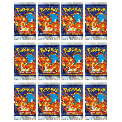 Pokémon Booster Packs Base Fossil Jungle - 11 Cards Per Pack & 36 Pack Booster Box Proxy Game Cards Collection