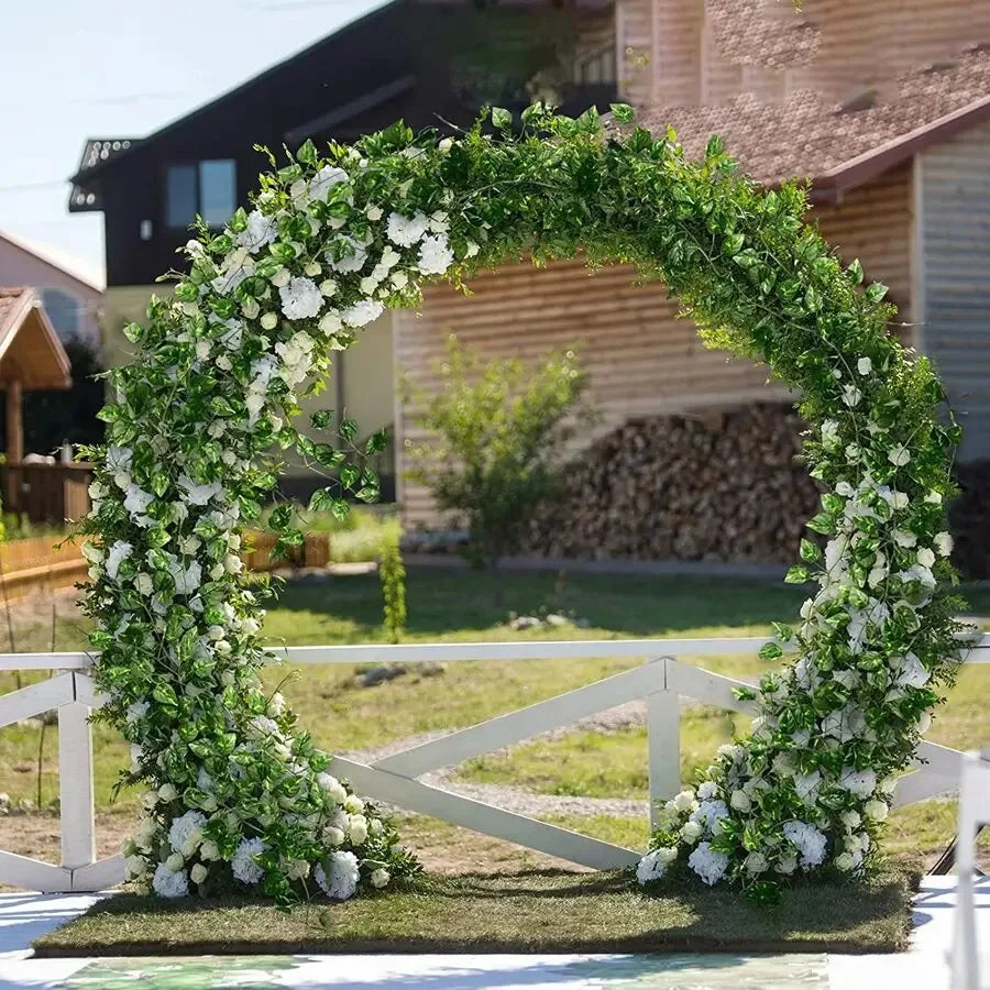 11M Artificial Ivy Leaf Garland — Green Hanging Vine for Outdoor Garden, Wall, Wedding & Home Decor