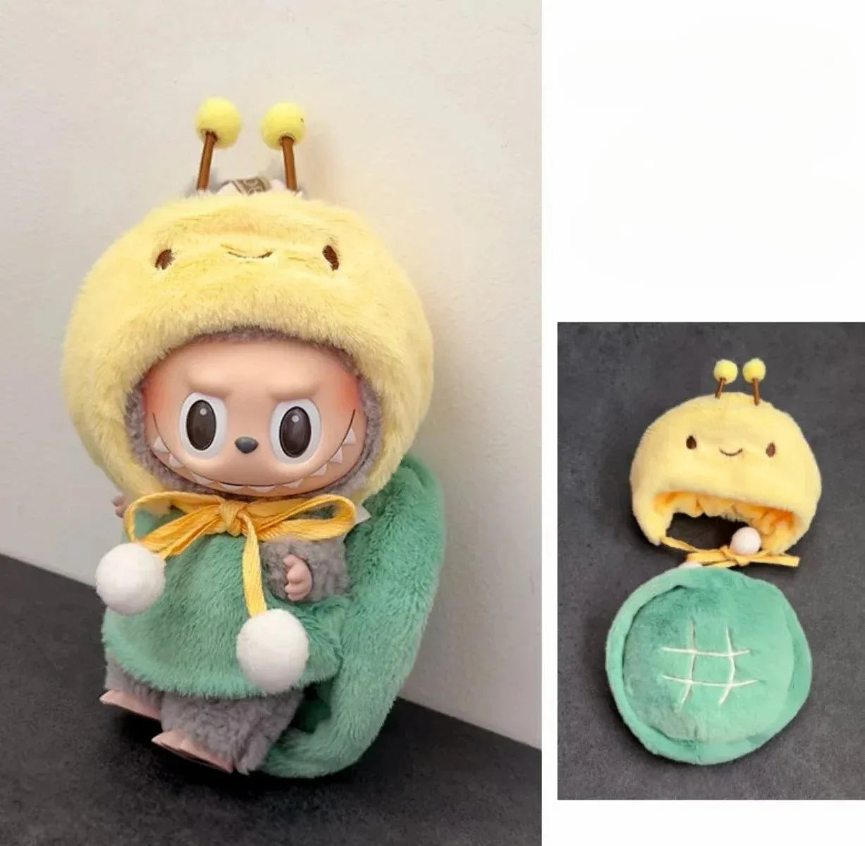 17CM Labubu Cute Milk Doll Clothes – Handmade Outfit Accessories for V1 & V3 Dolls