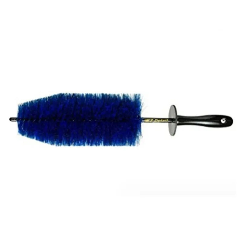Car Wheel Cleaning Brush | Long Handle Microfiber Tire & Rim Detail Brush for Auto & Motorcycle